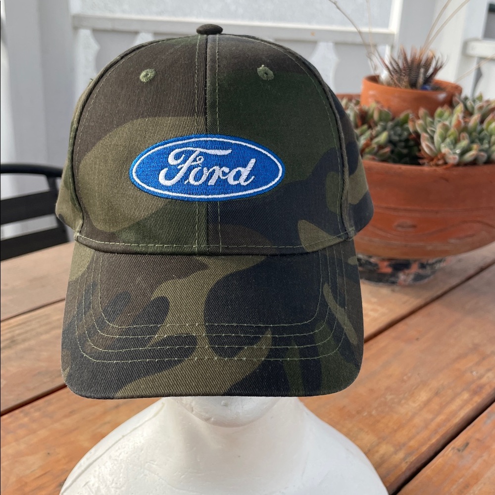 Ford Camo Hat Cap Baseball Camouflage Hunter Cap One Size Truck F150 Car